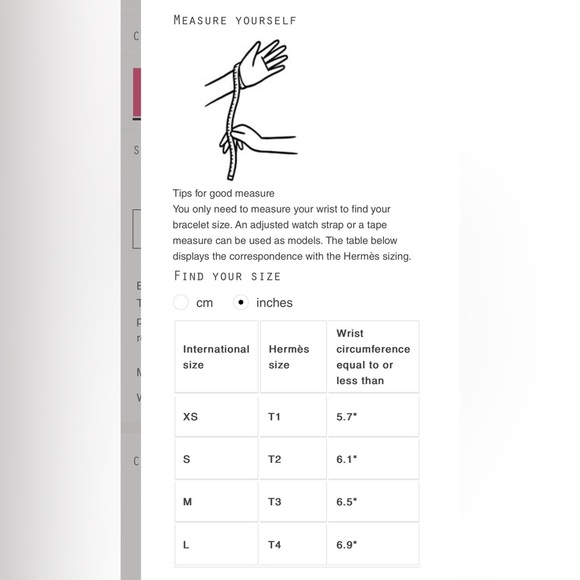 NWT • Hermes • Rivale Mini Bracelet • Silver/Brown • T3 • Authentic - Picture 7 of 9